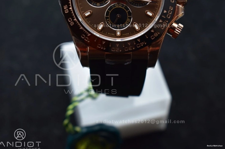 Daytona 749 Edition (Gain Best Oyster-flex on ZF 116515 SH4130 Dial 1:1 Strap Chocolate Weight) DailyWear Black LN 0407